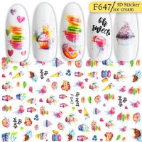 Sticker decor unghii F647 - F647 - Everin.ro - 1