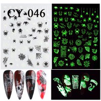 Sticker Decor Unghii Halloween Fosforescent CY-46 - PRO53 - EVERIN - 1