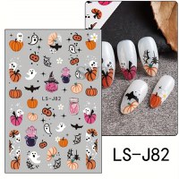 Sticker Decor Unghii Halloween LS-J82 - LS-J84 - EVERIN - 1