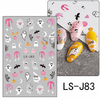 Sticker Decor Unghii Halloween LS-J83 - LS-J84 - EVERIN - 1