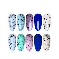 Top Coat- Black Dots Everin 15ml - TC-BD - Everin.ro - 1