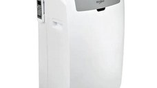 Aparat aer conditionat portabil Whirlpool PACW29HP, 9000 BTU, Clasa A+ (Alb)