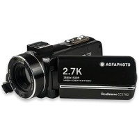 Camera video Agfa, 2.7 K, HDMI, Panou tactil LCD 3.0 inch, Stabilizator electronic DIS, Telecomanda, Baterie litiu, Negru - 1