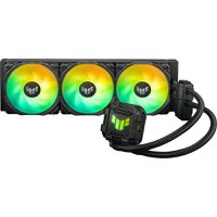 Cooler CPU AIO ASUS TUF GAMING LC II 360 ARGB, 3x 120mm TUF GAMING, Racire cu lichid, AURA SYNC (Negru) - 1