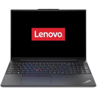 Laptop Lenovo ThinkPad E16 (Procesor Intel® Core™ i7-13700H (24M Cache, up to 5.0 GHz), 16inch WUXGA, 32GB DDR4, 1TB SSD, Intel Iris Xe Graphics, Negru) - 1