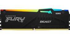 Memorie Kingston FURY Beast RGB, 16GB DDR5, 5200MHz, CL40