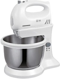 Mixer cu bol Heinner HMBR-300W, 300W (Alb) - 1