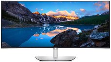 Monitor IPS LED DELL 39.7inch U4021QW, WUHD (5120 x 2160), HDMI, DisplayPort, Ecran Curbat (Negru/Argintiu)