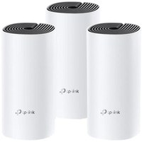 Sistem Wireless Mesh TP-Link Deco M4, Gigabit, Dual Band, 1200 Mbps, Antene interne, 3 Pack (Alb) - 1