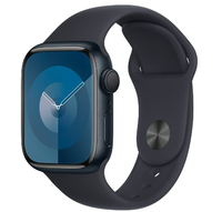 Smartwatch Apple Watch 9 GPS, 41mm Midnight Aluminium Case, Midnight Sport Band - S/M - 1