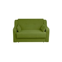 Canapea GINA II extensibila, 2 locuri, cu arcuri si lada depozitare, verde deschis, 155x100x95 cm - 1