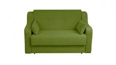 Canapea GINA II extensibila, 2 locuri, cu arcuri si lada depozitare, verde deschis, 155x100x95 cm