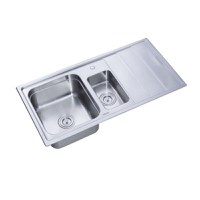 Chiuveta Freddo SN9012ST, pentru blat, 2 cuve stanga, 97x50 cm - 1