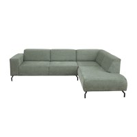 Coltar fix RICARDO D, cu arcuri, colt dreapta, verde, 275x210x78 cm - 1