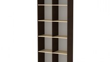 Dulap KSC-2, 10 rafturi, wenge + mesteacan, 83x36x205 cm