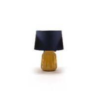 Lampa cu baza ceramica, COLORS, diametru 20 cm, inaltime 33 cm, albastru - 1