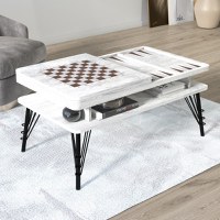 Masuta cafea TABLE, pin antichizat, 103x59x50 cm - 1