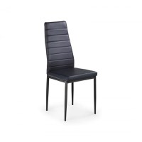 Scaun CHAIR K70, tapitat, negru, 41x50x98 cm - 1