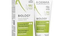 A-Derma Biology Crema hidratanta riche pentru ten uscat 40 ml