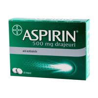 Aspirin 500 mg 20 drajeuri - 1