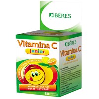 Beres Vitamina C Junior 30 comprimate masticabile - 1