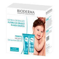 Bioderma Pachet ABCDerm Lapte hidratant 200 ml si ABCDerm Gel spumant 200 ml - 1