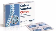 Calciu Sandoz Osteo 1000 mg/880 UI 30 comprimate masticabile Sandoz