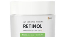 Crema de noapte anti-imbatranire si hidratanta cu retinol, niacinamida, vitamina E 50 ml Swedish Skincare