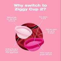 Cupa menstruala Intimina Ziggy Cup 2 B, silicon, reutilizabila - 2