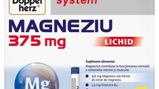 Doppelherz System Magneziu 375 mg Liquid 30 flacoane buvabile