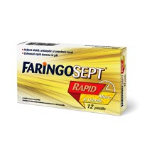 Faringosept Rapid Miere si Lamaie 12 pastile Terapia - 1