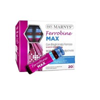 Ferrobine Max Fier, Zinc si Vitamine 20 fiole Marnys - 1