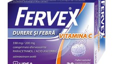 Fervex Durere si Febra Vitamina C 330mg/200mg 20 cpr efervescente