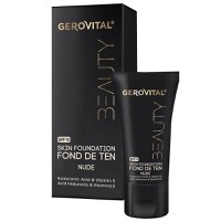 Gerovital Beauty Fond de ten cu acid hialuronic si vitamina E SPF10 Nude 30 ml - 1