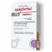 Gerovital H3 Derma+ Fiole cu ser concentrat antirid Hyaluron filler 6% 10 fiole x 2 ml - 1