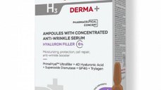 Gerovital H3 Derma+ Fiole cu ser concentrat antirid Hyaluron filler 6% 10 fiole x 2 ml