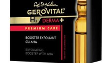 Gerovital H3 Derma+ Premium Care Booster Exfoliant cu AHA 4 fiole 2 ml