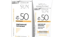 Gerovital H3 Derma+ Sun Crema fata anti-imbatranire SPF 50 tenta naturala 50ml