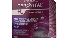 Gerovital H3 Evolution Crema antirid cu Acid Hialuronic 3% 50 ml