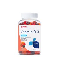 GNC Vitamina D-3 50 mcg (2000 UI) 120 jeleuri - 1