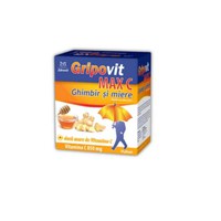 Gripovit Max C Ghimbir, miere, vitamina C 850mg x 10 plicuri - 1