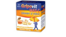 Gripovit Max C Ghimbir, miere, vitamina C 850mg x 10 plicuri