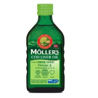 Moller's Cod Liver Oil aroma de mere verzi 250 ml - 1