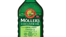 Moller's Cod Liver Oil aroma de mere verzi 250 ml