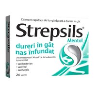 Strepsils Mentol 24 comprimate - 1