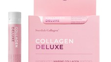 Swedish Collagen Deluxe Lichid Hidrolizat Marin 12.500 mg 20 fiole