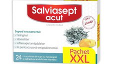 Zdrovit Salviasept acut fara zahar 24 comprimate