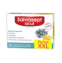 Zdrovit Salviasept acut fara zahar 24 comprimate - 1