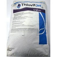 Thiovit Jet 80WG 20 kg, fungicid de contact pe baza de Sulf, Syngenta, fainare (ardei, cais, castraveti, orz, triticale, secara, dovleac, mar, morcov, nectarin) - 1