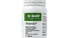 Vivando 200 ml, fungicid sistemic, BASF, fainare (vita de vie), rezistenta ridicata la spalare, sigur pentru albine, interval scurt pana la recoltare, nu afecteaza fermentatia